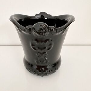 Anna Sui Makeup Brush Holder Black Ceramic Toothbrush Holder